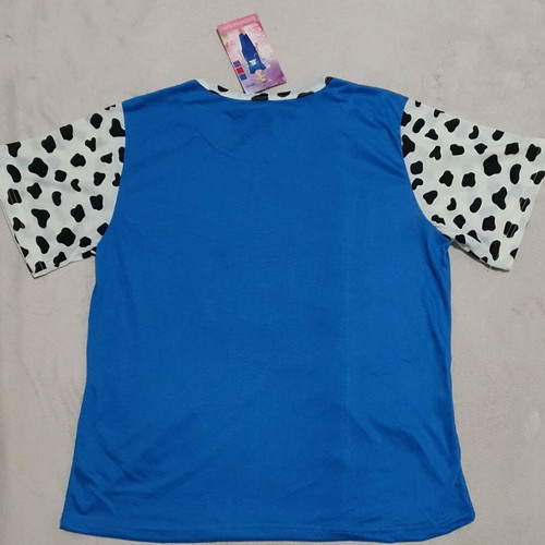 Women's pajama shirt new, size L, blue with dog design