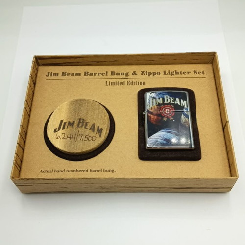 Zippo Jim Beam limited edition lighter set, 7 pieces