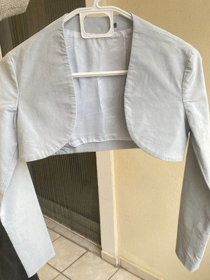 Blue bolero size S like new
