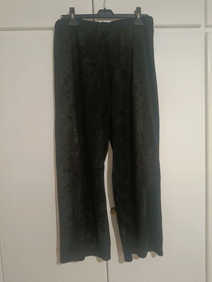 Velvet terry pants black like new, size L