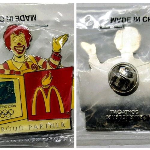 McDonald's Collectible Pin for Athens 2004 Olympic Games New