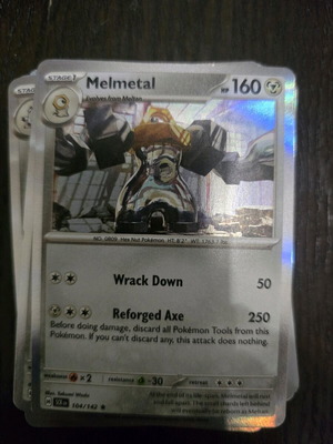 Melmetal Holo card new