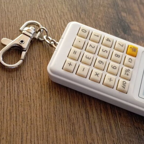 Canon KC-30 Pocket Keychain Calculator new, Euro 2012 collector's edition