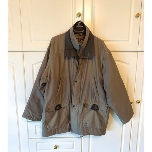 Men's parka jacket vintage khaki brown green XXL used