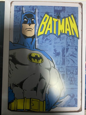 Batman μεταλλικό καδράκι σαν καινούργιο 30x20