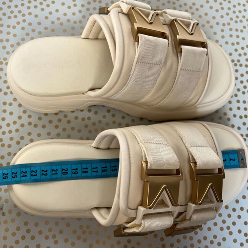 Bottega Veneta Flash Buckle sandals used, size 37, beige