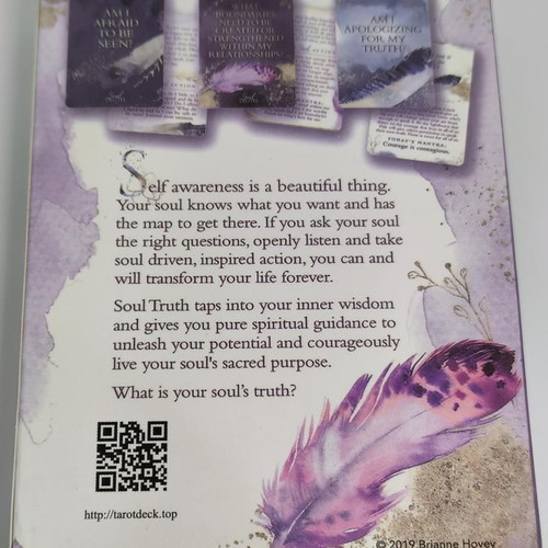 Soul Truth Self Awareness Card Deck by Brianne Hovey sealed, like new