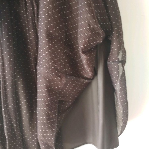 Zara skirt used brown polka dot size medium