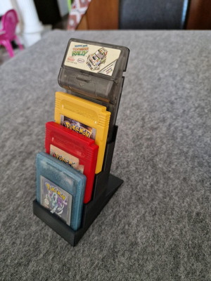 Βάση για κασέτες Game Boy καινούργια, 3d printed για 4 κασέτες