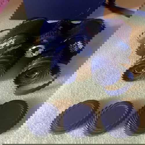 Everlite 7x-15x35 Zoom binoculars used vintage with case