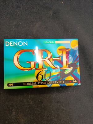 Κασετα ηχου Denon GR I 60 σφραγισμένη καινούργια