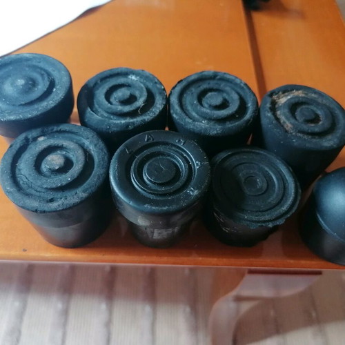 Caps for support canes used, pack of 8