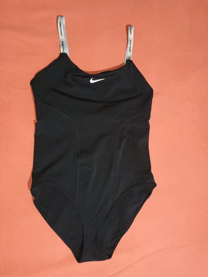 Nike Pro women's athletic bodysuit, black, size S
