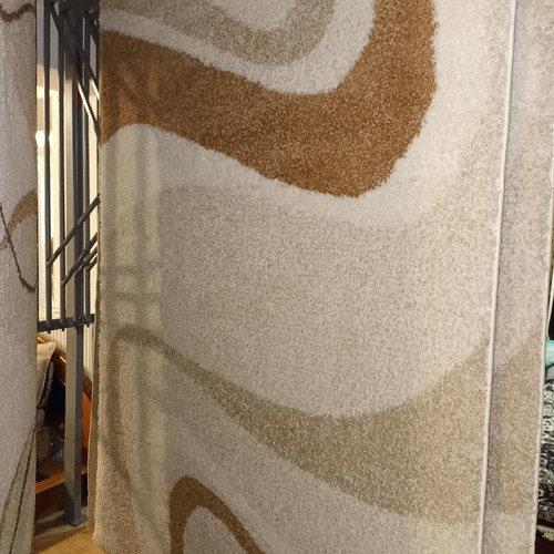 Shaggy rug 1.60×2.30 new, antistatic, hypoallergenic, neutral colors
