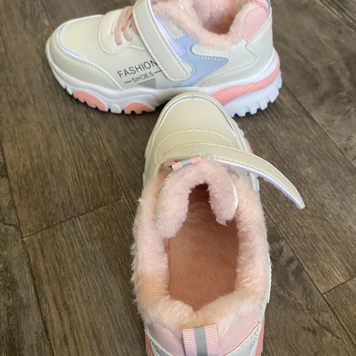 Girls' sport sneakers size 35, multicolor pink