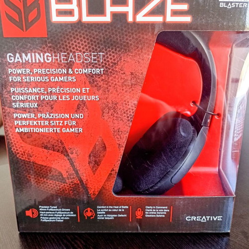 Creative Blaze headset multimedia wired new