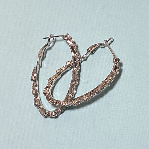 Oval earrings