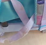Barbie school trolley bag and pencil case used, 47 x 34 cm