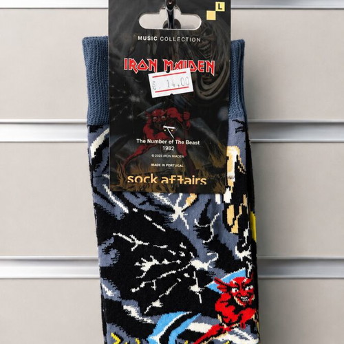 Iron Maiden socks, official Sock Affairs cotton