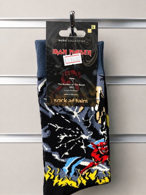 Iron Maiden socks, official Sock Affairs cotton