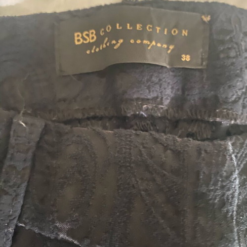 BSB black pants with embossed patterns like new, size M