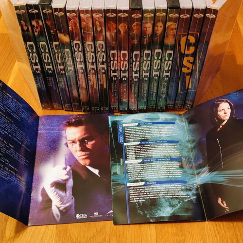CSI Crime Scene Investigation DVD used, 5 seasons, 32 discs