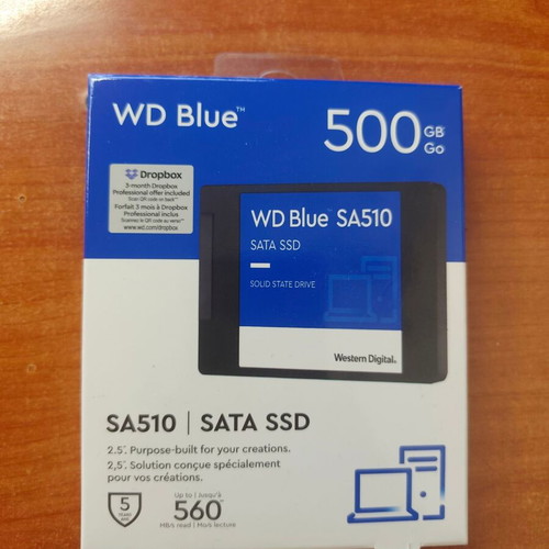 WD Blue SA510 500GB SATA SSD new, up to 560 MB/s