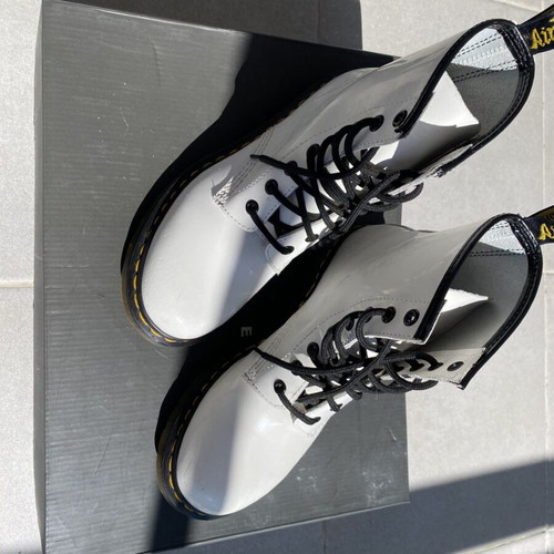 Dr.Martens boots used, white, size 38