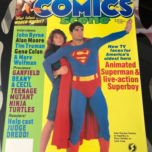 Comics Scene Magazine #5 new with Superman, John Byrne, Alan Moore