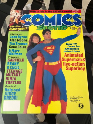 Comics Scene Magazine #5 new with Superman, John Byrne, Alan Moore