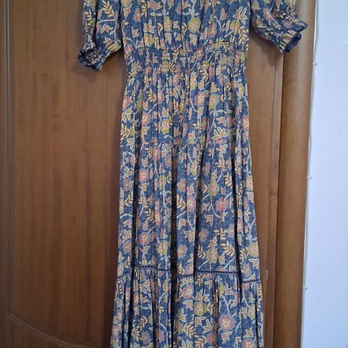 Attrattivo women's long dress like new, boho style, multicolor