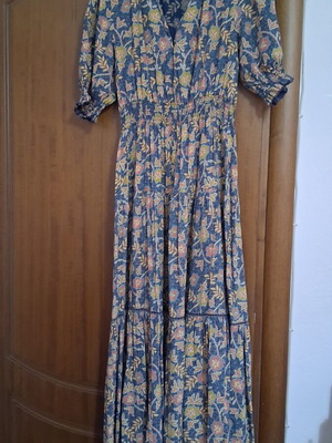 Attrattivo γυναικείο μακρύ φόρεμα σαν καινούργιο, boho style, πολύχρωμο