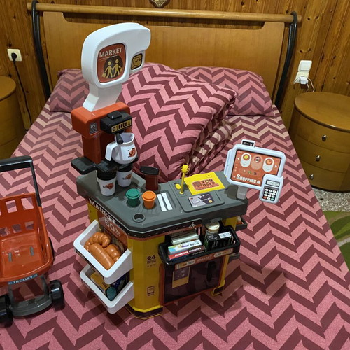 Procart supermarket toy set like new with 54 accessories and sounds