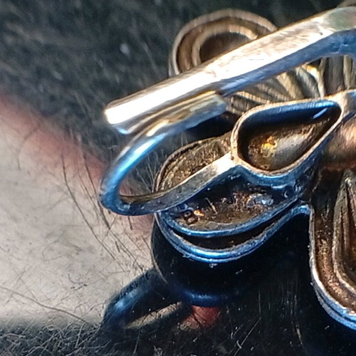 Gas Bijoux earrings like new, silver, French boutique