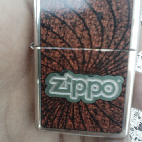 Zippo 2011 lighter with embossed design