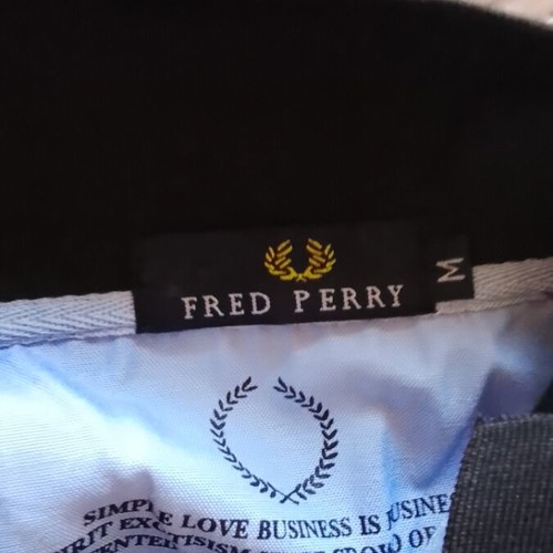 Fred Perry Polo Shirt medium size brand new, black and white