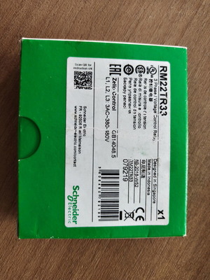 Schneider Electric Τριφασικός Επιτηρητής Τάσης Ράγας RM22TR33 καινούργιο