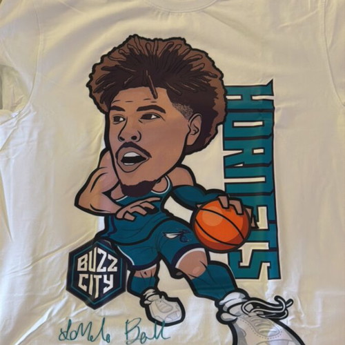 Συλλεκτική μπλούζα Lamelo Ball καινούργια, NBA Store Νέας Υόρκης, άσπρη XL