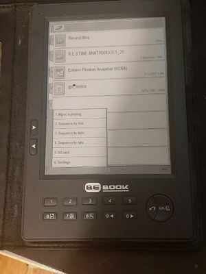 Bebook ereader electronic reader with eInk and ePaper