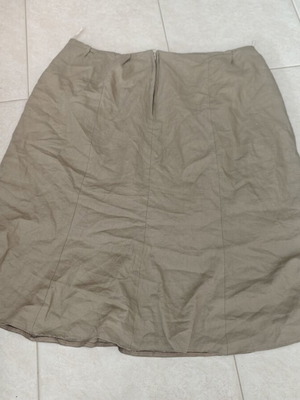 Skirt gray/beige used 4XL/5XL