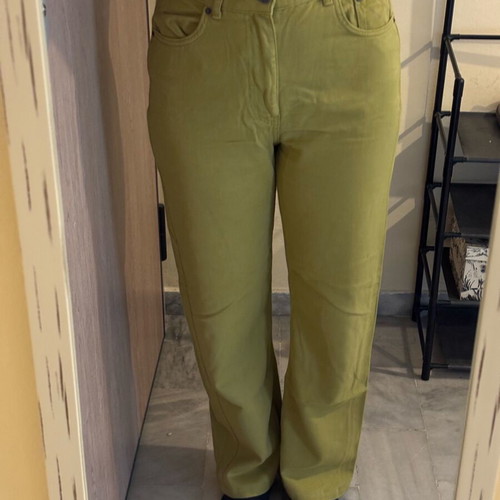 Pull & Bear green jeans used, comfortable