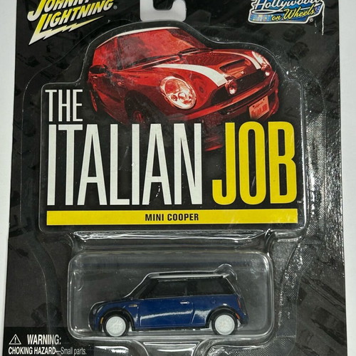 Johnny Lightning 2004 The Italian Job Mini Cooper Blue new
