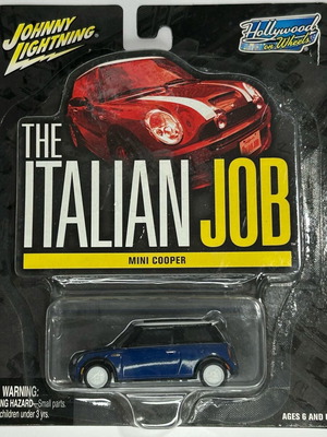 Johnny Lightning 2004 The Italian Job Mini Cooper Blue καινούργιο