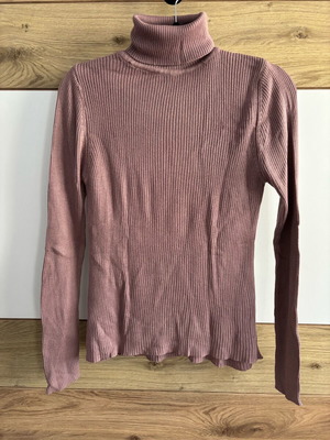 Kate London mauve ribbed turtleneck sweater like new