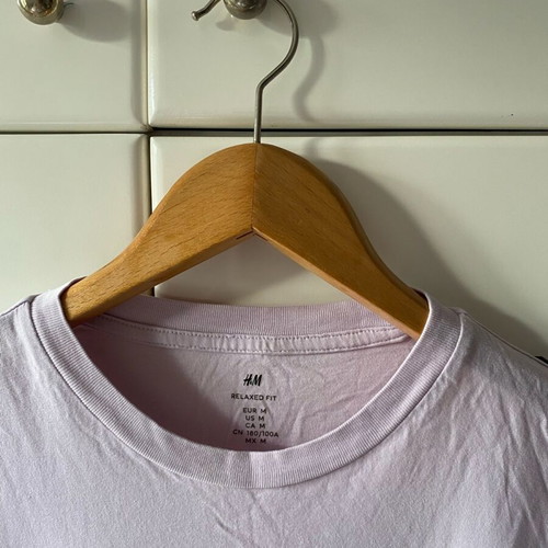 H&M Lilac Short-Sleeve Shirt Size M New
