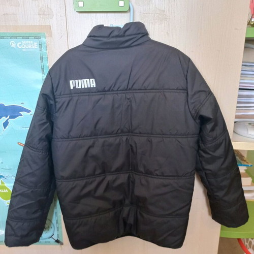 Puma kids jacket used, black, size 140 cm