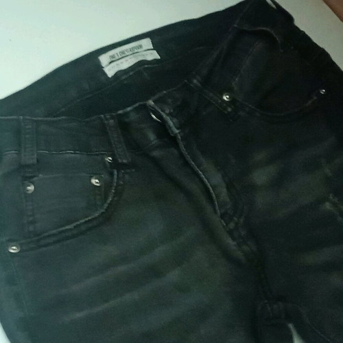One Teaspoon women's black denim pants like new, size S