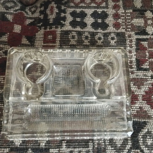 Glass inkwell like new from the interwar period