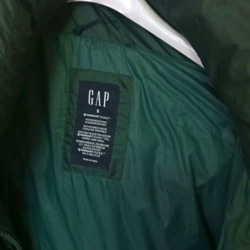 Gap puffer jacket used, green, size S