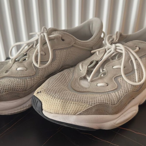 Adidas Osweego men's shoes size 46 used, white and beige